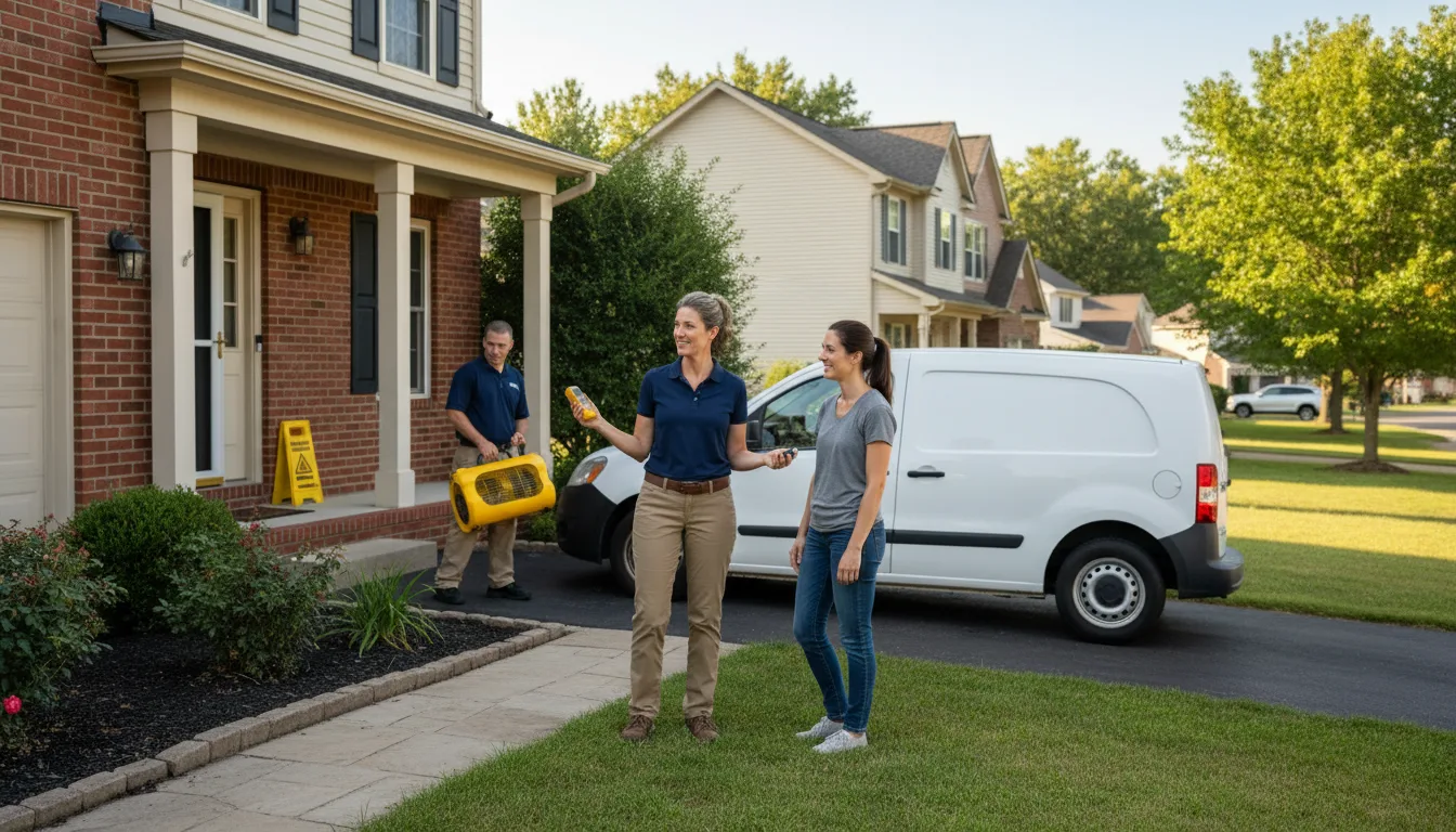 Water restoration image for Water Damage & Restoration Services in Sterling, ND
